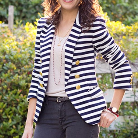 H&M Knit Double Breasted Blazer
